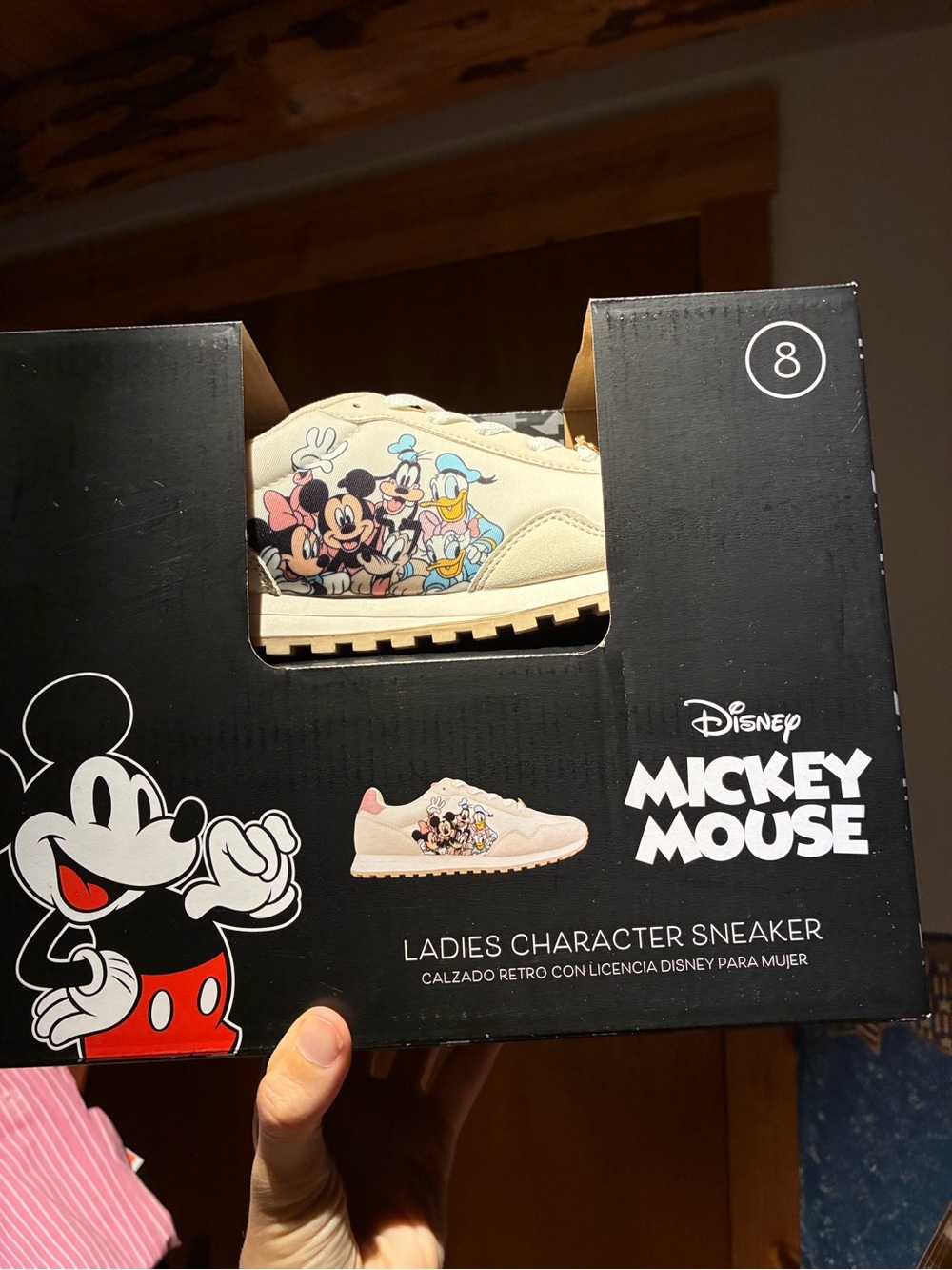 NWT Disney Mickey Mouse Women’s Character Sneakers